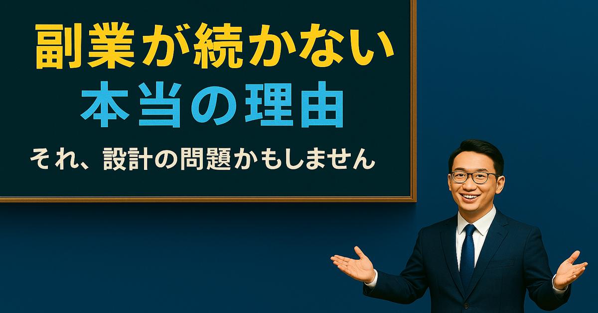 副業が続かない本当の理由アイキャッチ画像