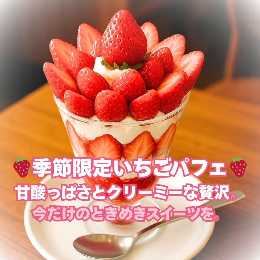 イチゴパフェSNSバナー