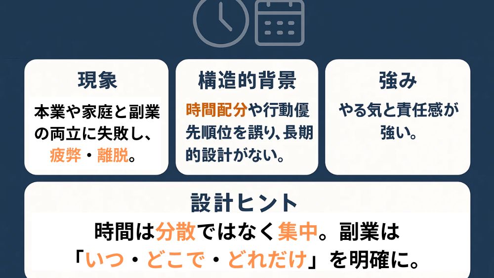 時間破綻型の画像