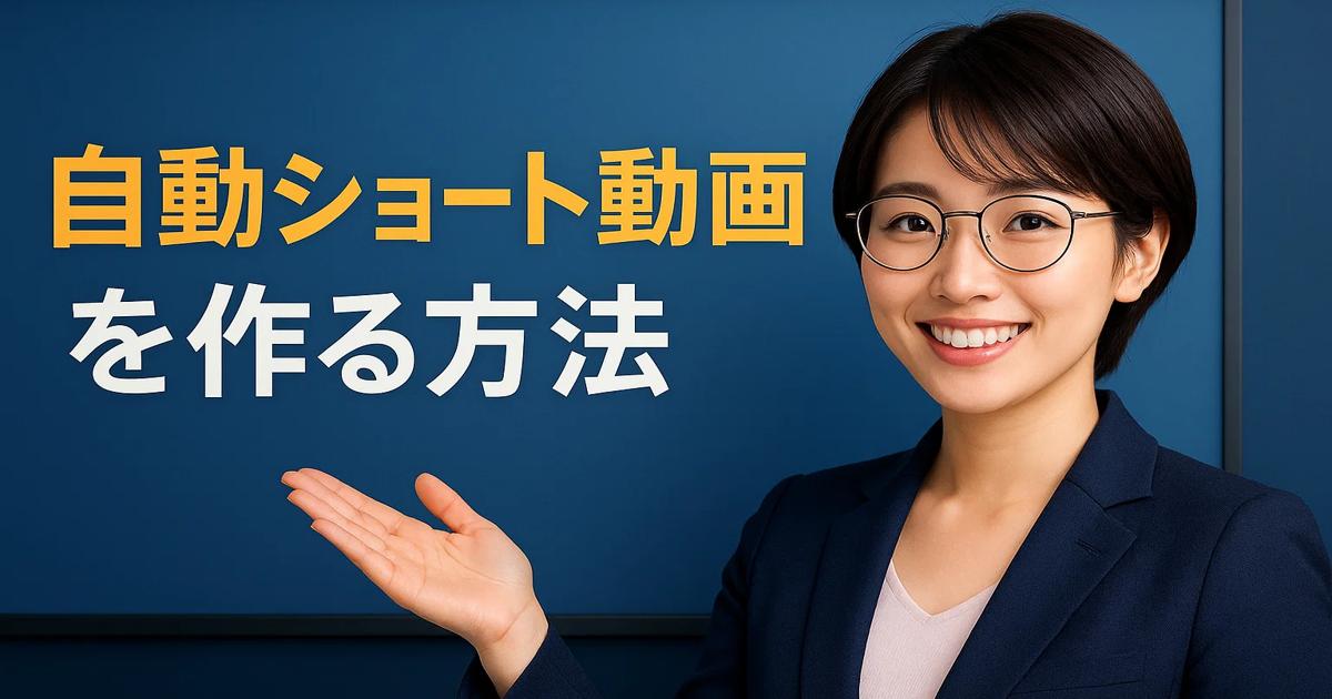 ショート動画を作る方法アイキャッチ画像